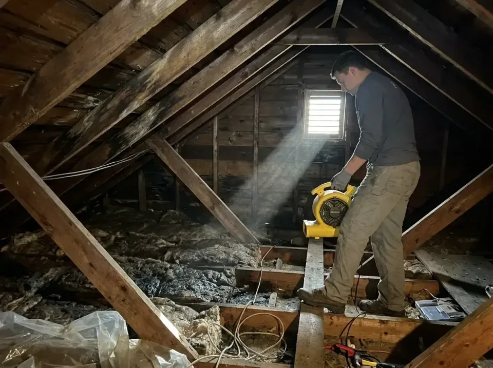 attic-water-damage-drying-proc-007 — frequently asked questions, Emergency Water Extraction & 24/7 Flood Response in Gregory…